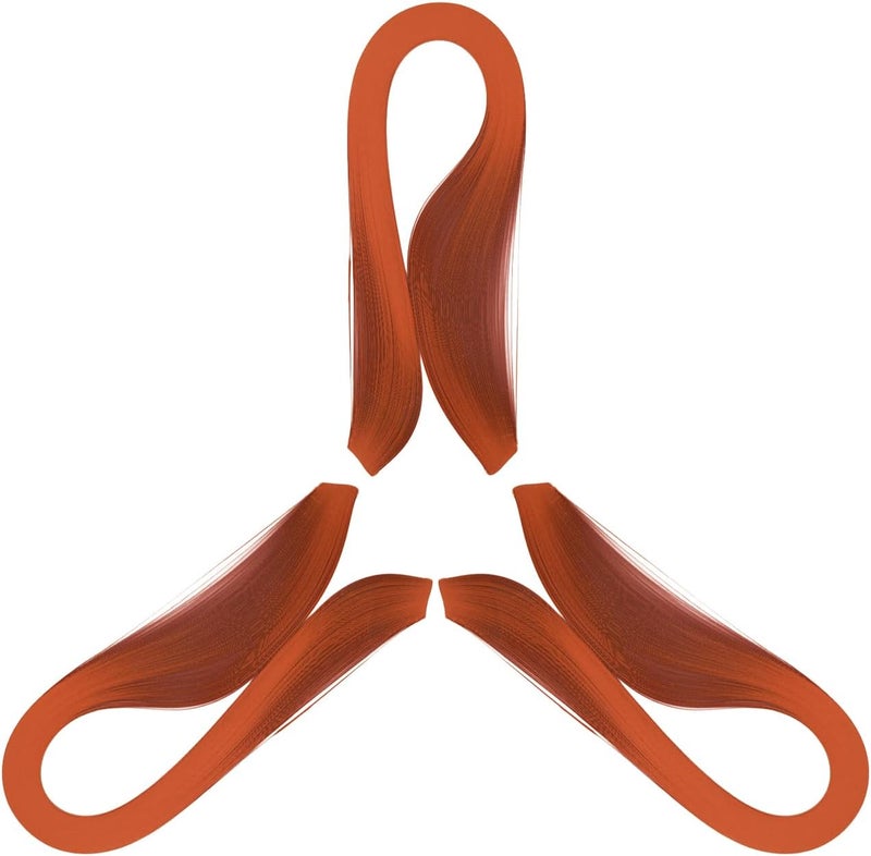 silllule 360Pcs Paper Quilling Strips 3mm (1/8inch) Width 54cm (21inch) Length Strips Quilling Art Paper, Single Color Quilling Strips Paper for Art,Parper Craft Decorating,Paper Hand Craft (Orange Red) - Image 1